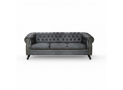 Chesterfield Sofa Set Sofa 3+1+1 Couch Upholstery Set Sofas Couches Leather Fabric