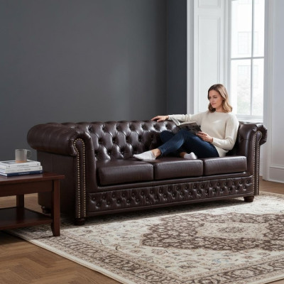 Chesterfield sofa set sofa 3+1+1 couch upholstery set sofas couches Yorki new