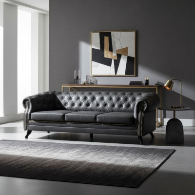 Chesterfield Sofa Set Sofa 3+1 Couch Upholstery Set Sofas Couches Couches Leather