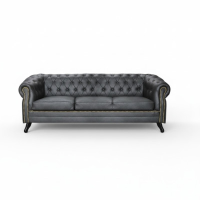 Chesterfield Sofa Set 3+2+1 Glasgow Couch Upholstery Set Sofas Couches New