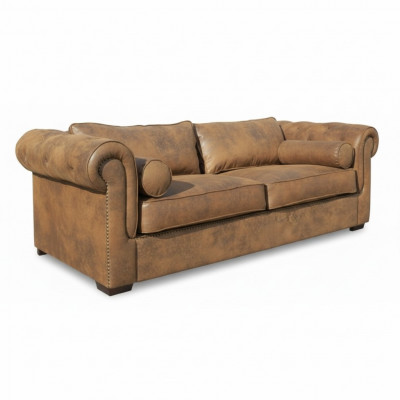 Chesterfield Sofa Set 3+2 Couch Upholstery Set Sofas Couches New Leather Sofa