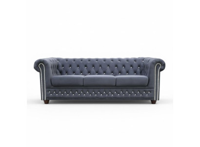 Chesterfield sofa set sofa upholstery crystal stones leather set 3+2 couch