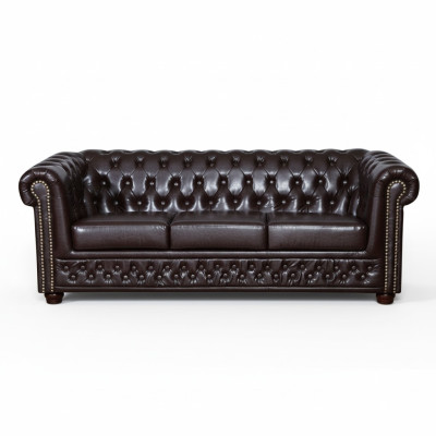 Chesterfield Sofa Set Sofa Upholstery Design Leather Fabric Suites 3+2 Couch