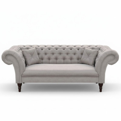 Chesterfield Sofa Set 3+2 Couch Sofa Upholstery Design Leather Fabric Suites