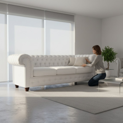 Chesterfield Mello 3-seater with bed function couch upholstery sofas sofas couch