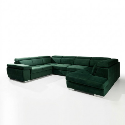 Multifunctional Big Living Landscape U-Shape Corner Sofa Sofa Fabric Couch Upholstery