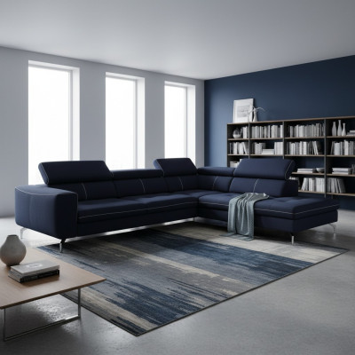 XXL Upholstered Sofa Corner Seat Upholstered Sleeping Living Room Set Couches