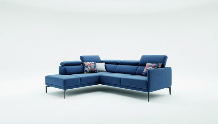 XXL Upholstered Sofa Corner Seat Upholstered Sleep Set Living Landscape Couches Sofas