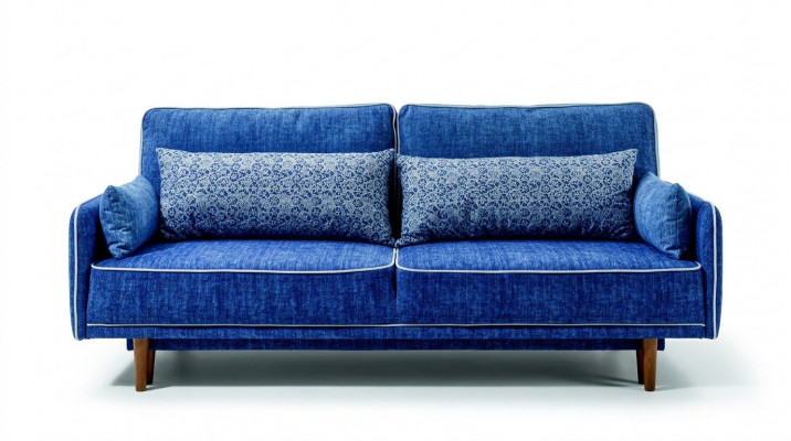 Mega comfortable modern 3-seater sleeper sofa in classic European style