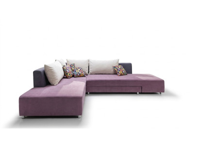 Luxurious large corner sofa is made from high-quality material by European furniture manufacturers.