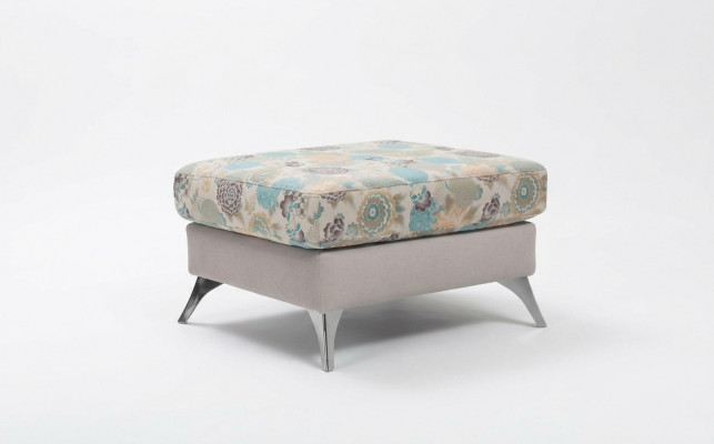 XXL Club Footstool Lounge Stool Ottoman Pouffe Leather Textile Ottoman