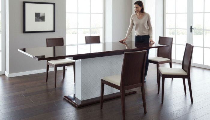 Design classic dining table wooden table tables high-gloss living room