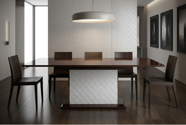Design classic dining table wooden table tables high-gloss living room
