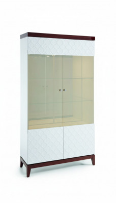 Modern design display cabinet glass cupboard showcase decorative shelf