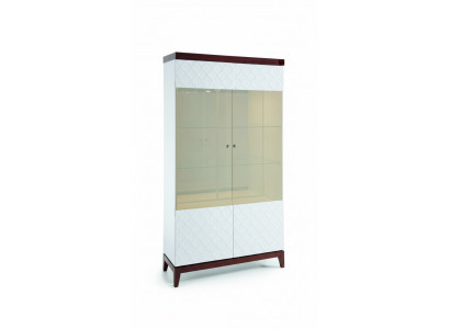 Modern design display cabinet glass cupboard showcase decorative shelf