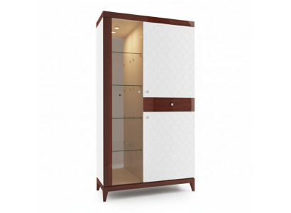 Modern design display cabinet glass cabinet display case showcase shelf