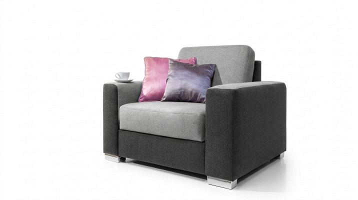 Design Relax Club Chair Lounge Chair TV Upholstered Couch Fabric 1-Seater Sofa