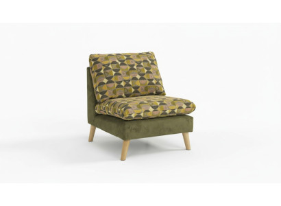 Design Relax Club Armchair Lounge Sofa 1-Seater TV Chair Upholstered Fabric