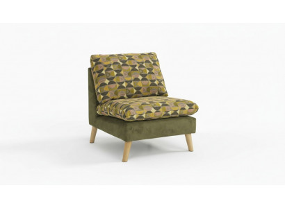 Design Relax Club Armchair Lounge Sofa 1-Seater TV Chair Upholstered Fabric