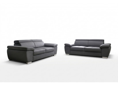 Design Upholstery Seat Couch 2-Seater Sofa Set Sofas Couches Fabric Textile New