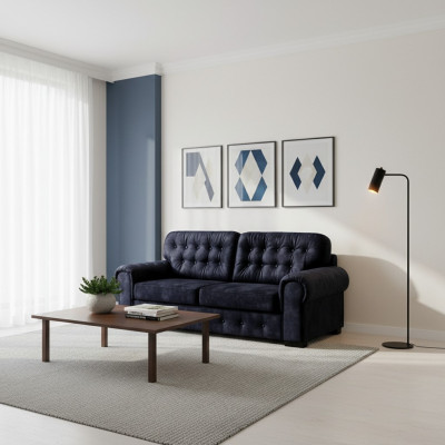 Design 2-Seater Relax Sofas Club Lounge Sofa Upholstered Couch Fabric Sofas Textile