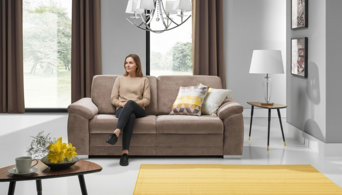 Design sofa couch upholstery 3-seater sofas couches seat set fabric new