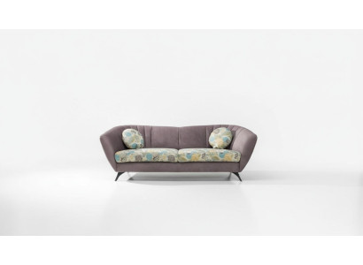 Design 3-Seater Relax Club Sofas Lounge Sofa Textile Upholstered Couch Fabric Couches