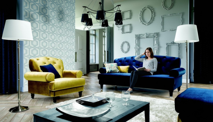 Classic Design Sofa Set 3+1 Sofa Couch Upholstered Chesterfield Sofa Set New