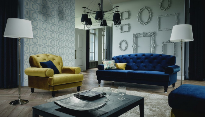 Classic Design Sofa Set 3+1 Sofa Couch Upholstered Chesterfield Sofa Set New