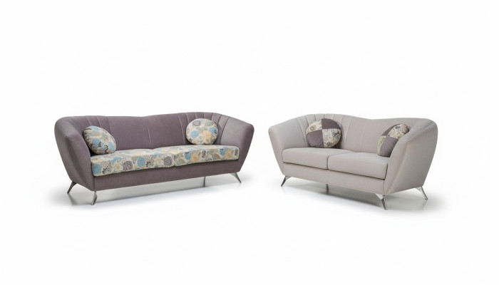 Design Poster Couch Sofa Set Seating 3+2 Seater Set Fabric Set Vittoria