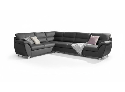 Living landscape sofa bed U-shaped fabric textile sofa couch upholstered corner