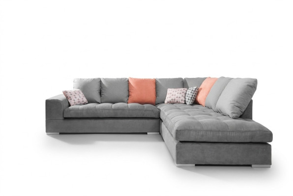 Green sofa bed for three people, stylish 3-seater sofa, sofas from Europe