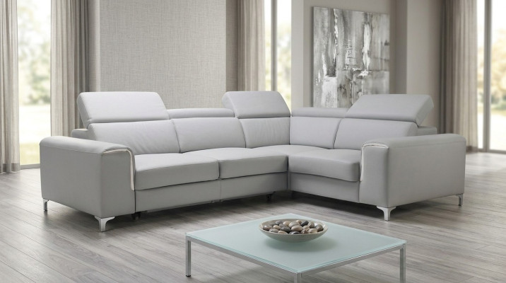Stylish, comfortable corner sofa for a soft and cozy interior
