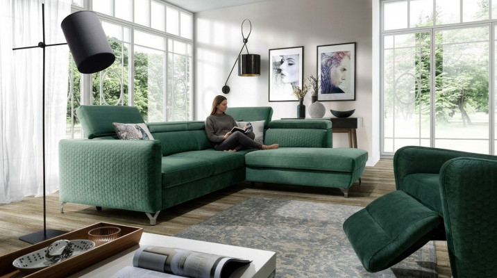 Modern corner sofa couch upholstery set living room sofa couch corner seat new