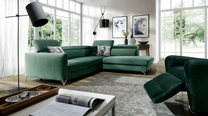 Modern corner sofa couch upholstery set living room sofa couch corner seat new