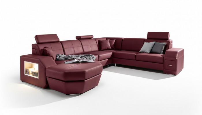 Noble design upholstered corner sofa suite living landscape sofas couches seat