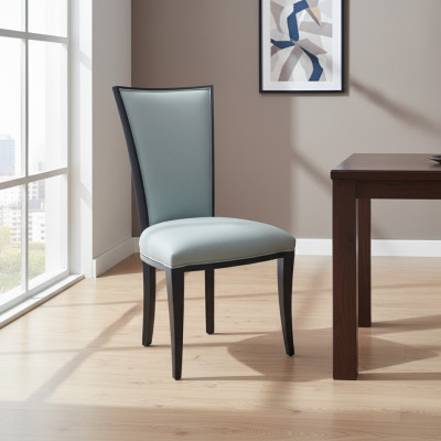 Luxury Design Upholstered Chair Chairs Seat Back Office Office Dining Room Wood
