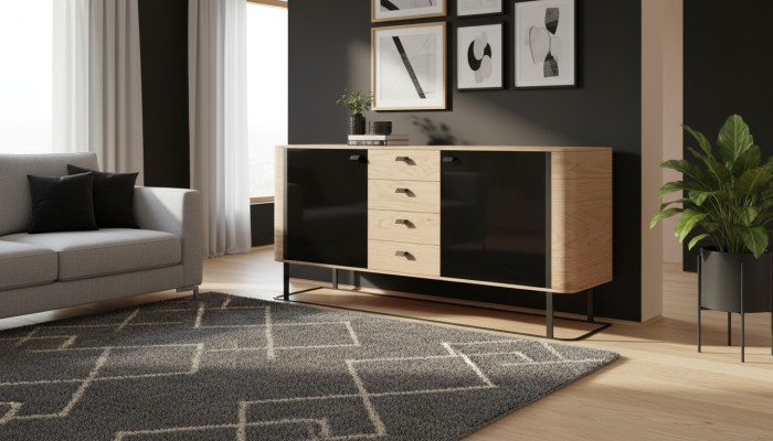 Console dresser wood cabinet sideboard chest of drawers decorative cabinet