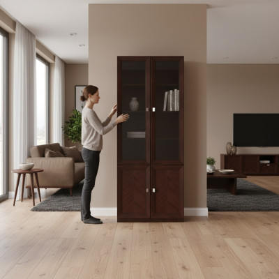 System office furniture display cabinet file cabinet classic wood cabinet shelf