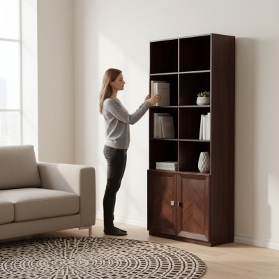System office furniture decor display cabinet file cabinet classic wooden cabinet shelf