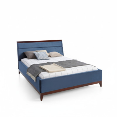 Luxury designer hotel bed TARANKO upholstered beds textile double marriage new