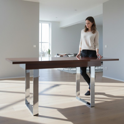 Design classic dining table table wooden table decor tables high gloss living room