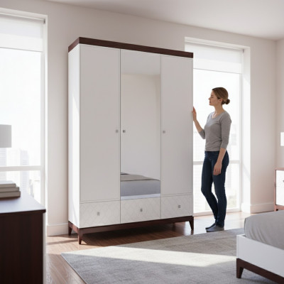 Wardrobe Designer Cabinet Wood Closet Noble Luxury Hotel