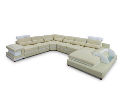 Leather Sofa XXL Big Sofas Sofa Couch Couch Upholstery Corner Sofa Living Landscape Leather