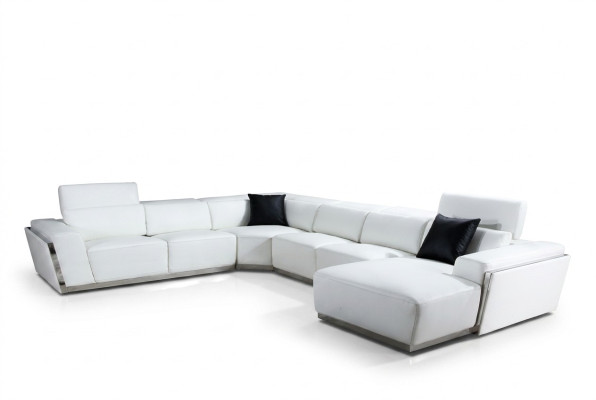 Multifunctional Relax Corner Sofa Leather Sofa Couch Upholstery Corner Seating Set