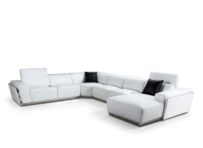 Multifunctional Relax Corner Sofa Leather Sofa Couch Upholstery Corner Seating Set