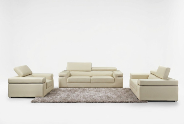 3-seater leather sofa couch cushion seat 3-seater lounge club sofas couches leather