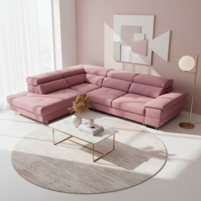 Design sofa bed with sleeping function, bed box, sofa upholstery, corner sofas, couch