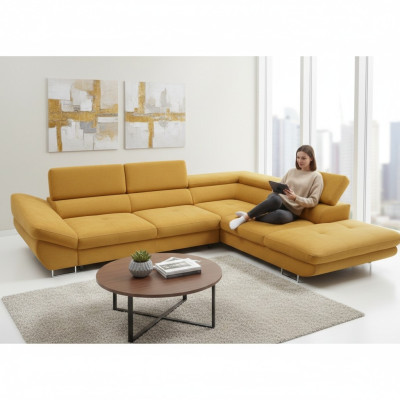 Functional couch set, sleeper sofa, upholstered sofa, living room corner sofa, textile