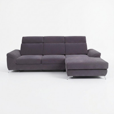 Sleeper sofa upholstered multifunctional living room corner sofa textile seating suite